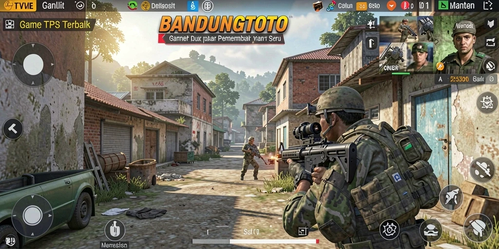 Gambar gameplay menarik dari BANDUNGTOTO sebagai game TPS.