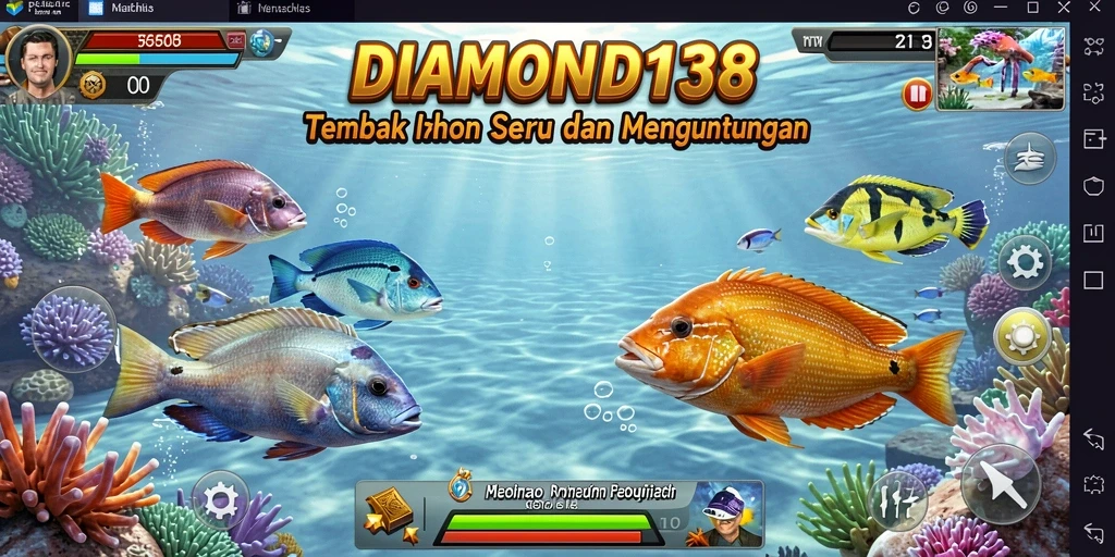 Gameplay seru menembak ikan di DIAMOND138.