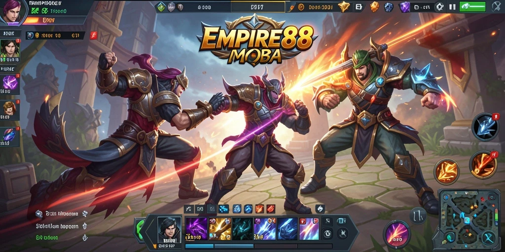 Tampilan gameplay seru dan grafis menawan dari EMPIRE88.