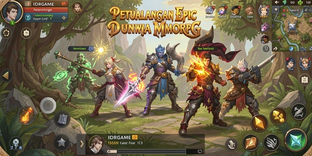 Pengalaman memukau dalam gameplay MMORPG yang seru.