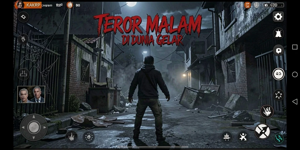 Tampilan gameplay menakutkan dari KAKRP yang membawa ketegangan di setiap sudut.