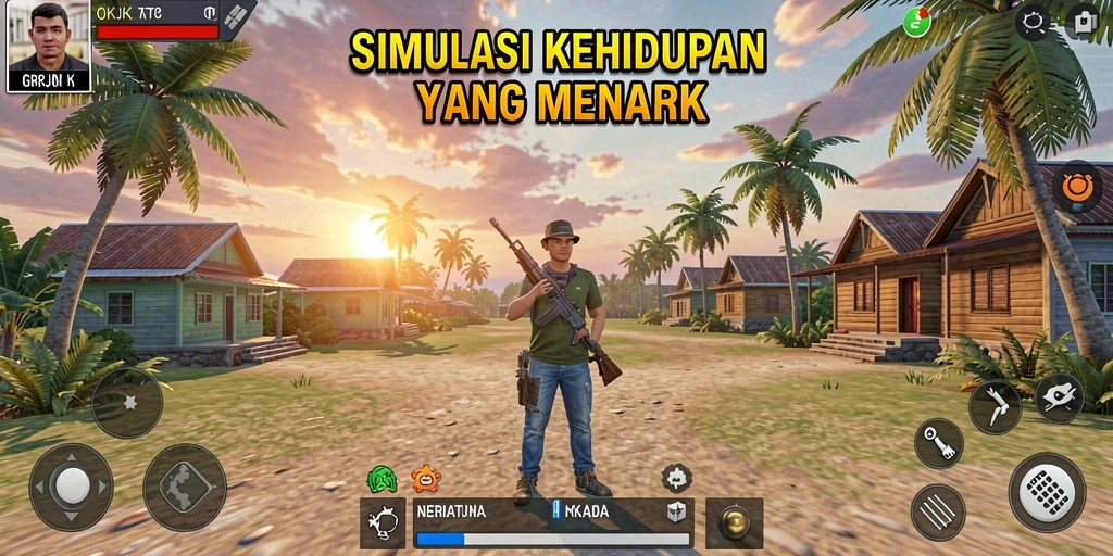 Pengguna menikmati gameplay menarik dan interaksi sosial dalam OKJK.