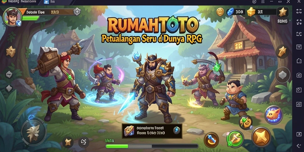 Tampilan gameplay RUMAHTOTO yang menarik dan penuh aksi.