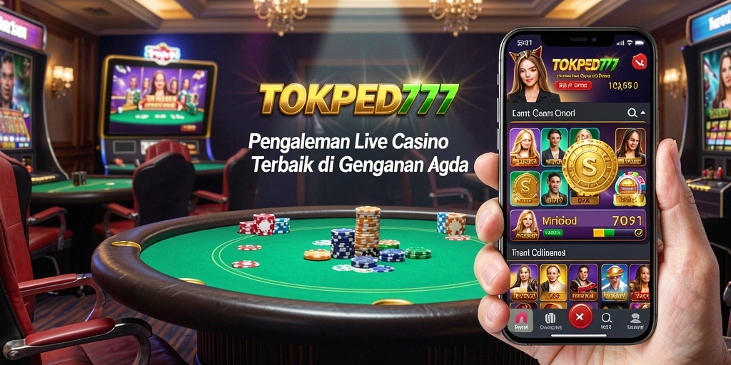 Gameplay seru di TOKPED777 dengan dealer langsung.