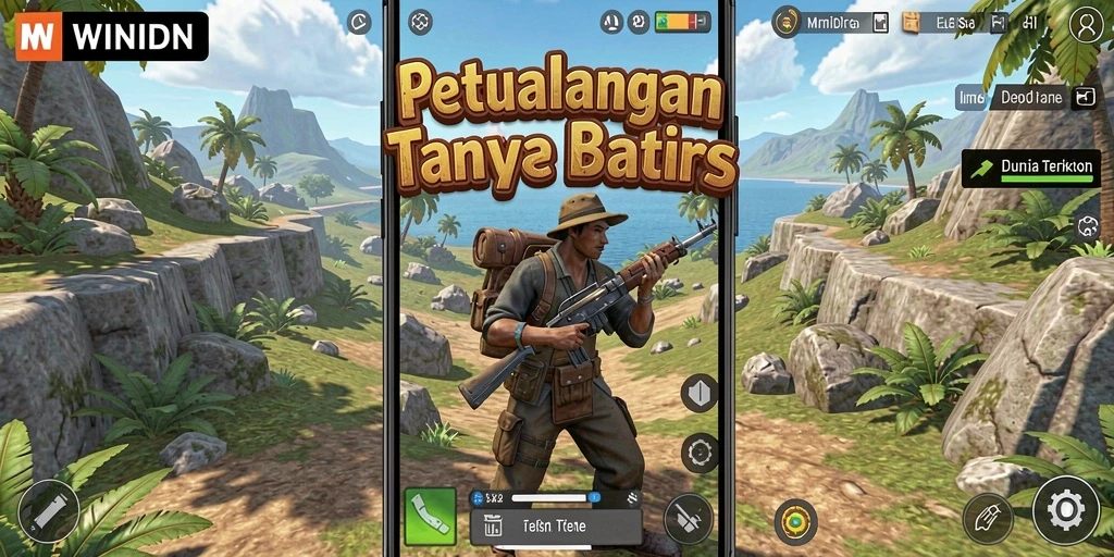 Tampilan gameplay <strong>WINIDN</strong> yang penuh aksi dan eksplorasi.